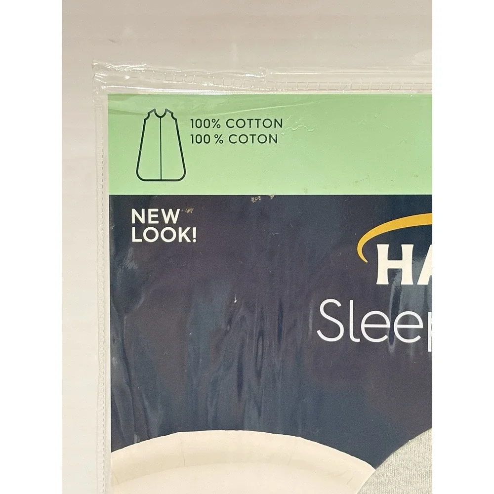 Halo SleepSack Wearable Blanket Small 0-6 Months 100% Cotton Gray TOG 0.5